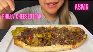 Philly Cheesesteak ASMR MUKBANG EATING Show