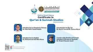 CQS6 : AL-QUR'AN AND SUNNAH STUDIES