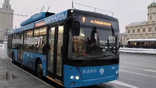 Поездка на троллейбусе СВАРЗ-МАЗ 6275 №0301 по маршруту Т | 02.03.24