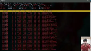 working with processes interactively | top command in linux | interactive mode of top command