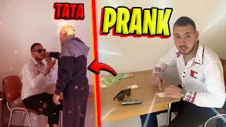 M-A PRINS TATA CU DROGURILE PE MASA ( PRANK )