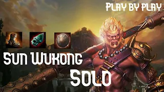 Monkey King of The Solo Lane! | Smite Ranked conquest - Sun Wukong Solo Play by Play