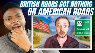 🇬🇧BRIT Reacts To BRITISH ROADS GOT NOTHING ON AMERICAN ROADS! *are they safer though???