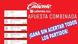APUESTA SISTEMA | ¡Gana sin acertar todos los pronósticos! | CALIENTE MX| Vídeo tutorial