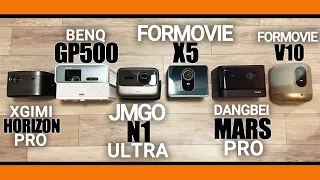 Best 4K "Living Room" Projectors 2023 || JMGO N1 Ultra, Formovie X5, Dangbei Mars Pro, BENQ GP500