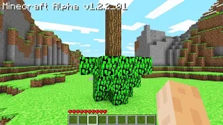 even Minecraft ALPHA is cursed