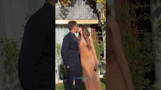 Barbara Palvin KISSES Dylan Sprouse 😲💋 #barbarapalvin #dylansprouse #engaged #kiss #shorts