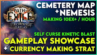 Currency Making Strategy + Game play Showcase - Cemetery Map + Nemesis Elevated Sextant