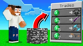 Minecraft, But I Can Trade with More Blocks || Minecraft Mods || Minecraft gameplay