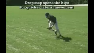 Ground Ball Drop Step Drill