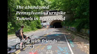 Riding through the Abandoned PA Turnpike Tunnels in Breezewood, PA with friends 5/23/21