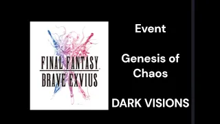 Final Fantasy Brave Exvius Events Part 8 Story Genesis of Chaos -DARK VISIONS-