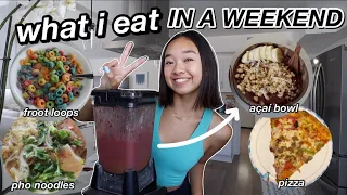what i eat IN A WEEKEND *reasonable for a 15 year old girl* | Nicole Laeno