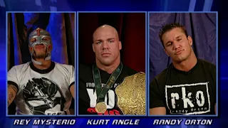 Randy Orton, Rey Mysterio and Kurt Angle Hilarious Interview Before SMME SMACKDOWN Mar 17,2006