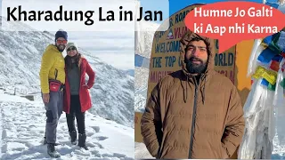 January Mein KHARADUNG La Jao to Ye GALTI MAT KARNA | -18 C | Leh In Winters Ep~2 | Ladakh 2023