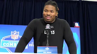 NFL Combine: Michigan DT Kris Jenkins ready to 'prove everybody right' as freak athlete in Indy