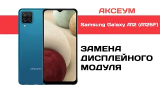 Замена экрана (дисплея) на Samsung Galaxy A12 (A125F)