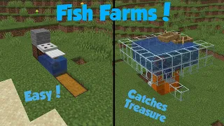 Fish Farms for Minecraft 1.19+ [Java] - The Ultimate Guide!