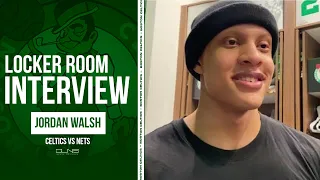 Jordan Walsh REACTS to First Real Celtics Minutes | 1-on-1 interview