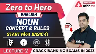 Noun Complete Concept and Rules in English Grammar | Adda247 Banking Classes | Lec-2