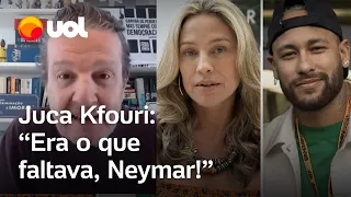 Juca Kfouri critica Neymar: 'Nunca pensei que concordaria com a Luana Piovani'