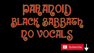 Paranoid - Black Sabbath - NO VOCALS - Original Tracks Isolated - Bass Drums Guitar Only