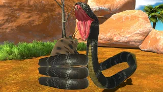 A day in the life of a King cobra - Animal Revolt Battle Simulator