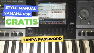 paket  STYLE MANUAL andalan Yamaha PSR non sampling,, tanpa Password.Gratiss #styleyamaha #yamahapsr