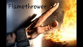 DIY Make wrist Flamethrower || AT HOME