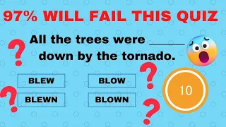 Test Your English Grammar - Past participle Irregular Verbs Quiz - Can You Score A 15/15?