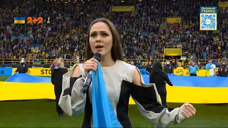 Юлия Санина (The HARDKISS) – Гимн Украины. Match for peace Боруссия — Динамо #StopWarInUkraine