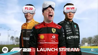 F1 22 in VR - Launch Stream! Various Tracks and Teams