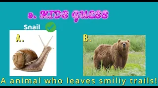 Guess the Animal Kids | Fun and Educational | 20 Animals Kids Videos | Guess the Animal Quiz #!