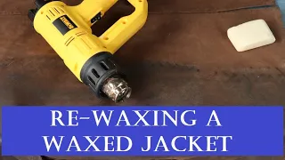Re-Waxing a Waxed Jacket or Coat (Barbour, Driza-bone, Filson Tin Cloth)