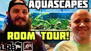AQUASCAPE ROOM! Dan Rowes FISHROOM Tour 2020