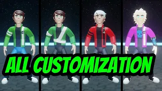 All Customization In Ben 10: Alienverse! Ben 10 Fan Game