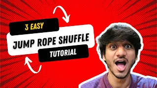 3 Easy Jump rope shuffle tutorial | Hindi |shuffle dance tutorial