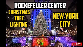 New York LIVE Rockefeller Center Chrismas Tree Lighting (December 1st 2021)