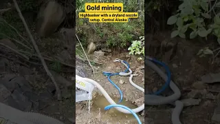 Gold Hog Raptor Flare highbanker with dry land nozzle  in Central, Alaska Gold prospecting