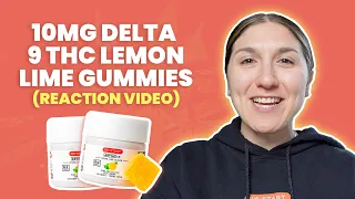 10mg Delta 9 THC Lemon Lime Gummies: Reaction Video