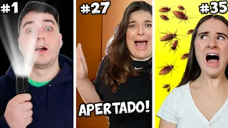 ENFRENTAMOS 50 MEDOS DA INFÂNCIA EM 24 HORAS! PUPI FAMILY