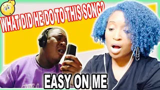 Easy on me - Adele (Cover by Lloyiso) **REACTION** | Drew Nation