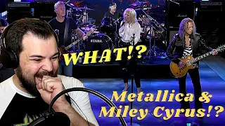 REACTION! | METALLICA AND MILEY CYRUS | NOTHING ELSE MATTERS ON HOWARD STERN