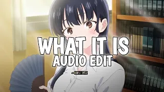 What It Is - Doechii ft. Kodak Black シ Audio Edit