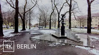 Berlin, Germany 🇩🇪 Frosty Morning Walking Tour 2023 ❄️ 4K