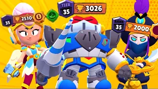 The highest player with each brawler