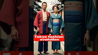Tokyo fashion evolution #tokyo  #japan #fashion #history #timetravel