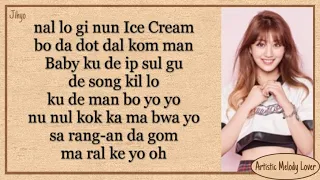 TWICE - Ice Cream (Easy Lyrics)