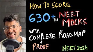 How I was able to score 630 in NEET mocks in 2 months with proof | last 3 months strategy