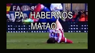 Tremenda caída de Manquillo -ATLÉTICO DE MADRID 0 - REAL MADRID 2-